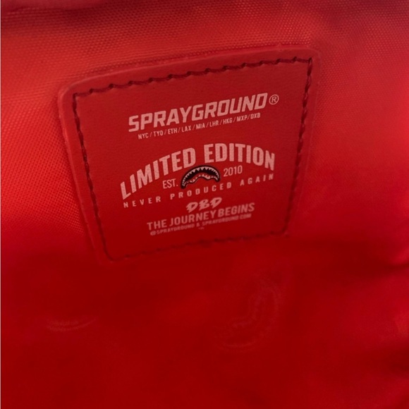 Makeup Bag Limited Edition Sprayground Pouch - Picture 4 of 4